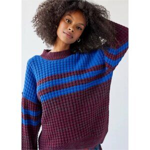 NEW bdg‎ urban outfitters waffle knit sweater 🤍 xs